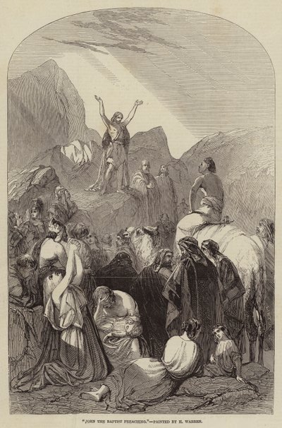 Jean-Baptiste prêchant - Henry Warren